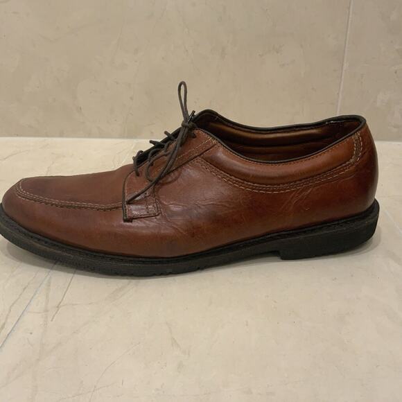 Allen Edmonds Shoes Mens Sz 13 Wilbert Split Toe Brown Leather Oxford - Picture 1 of 10